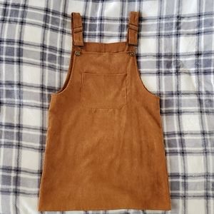 Corduroy jumper dress